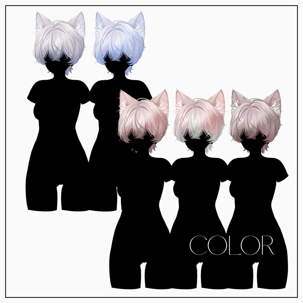 【VRC Hair】 Feyron_Hair
