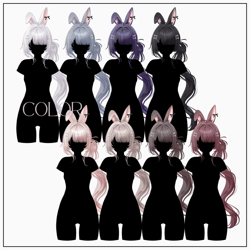 Sale 中【VRC Hair】 Mellowin_Hair X Fumitiki shop