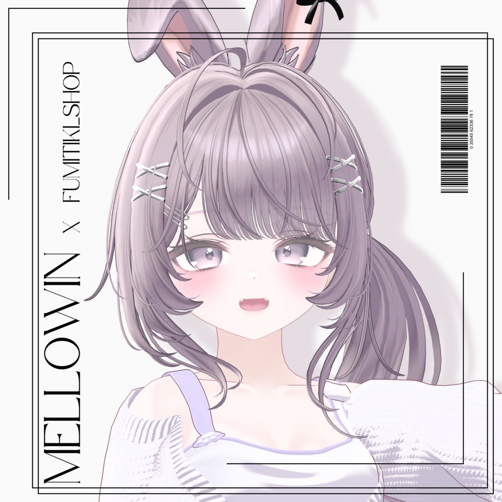 【VRC Hair】 Mellowin_Hair X Fumitiki shop