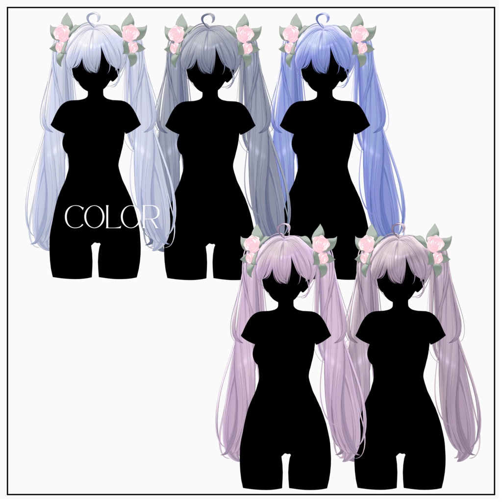 【VRC Hair】 Lunette_Hair