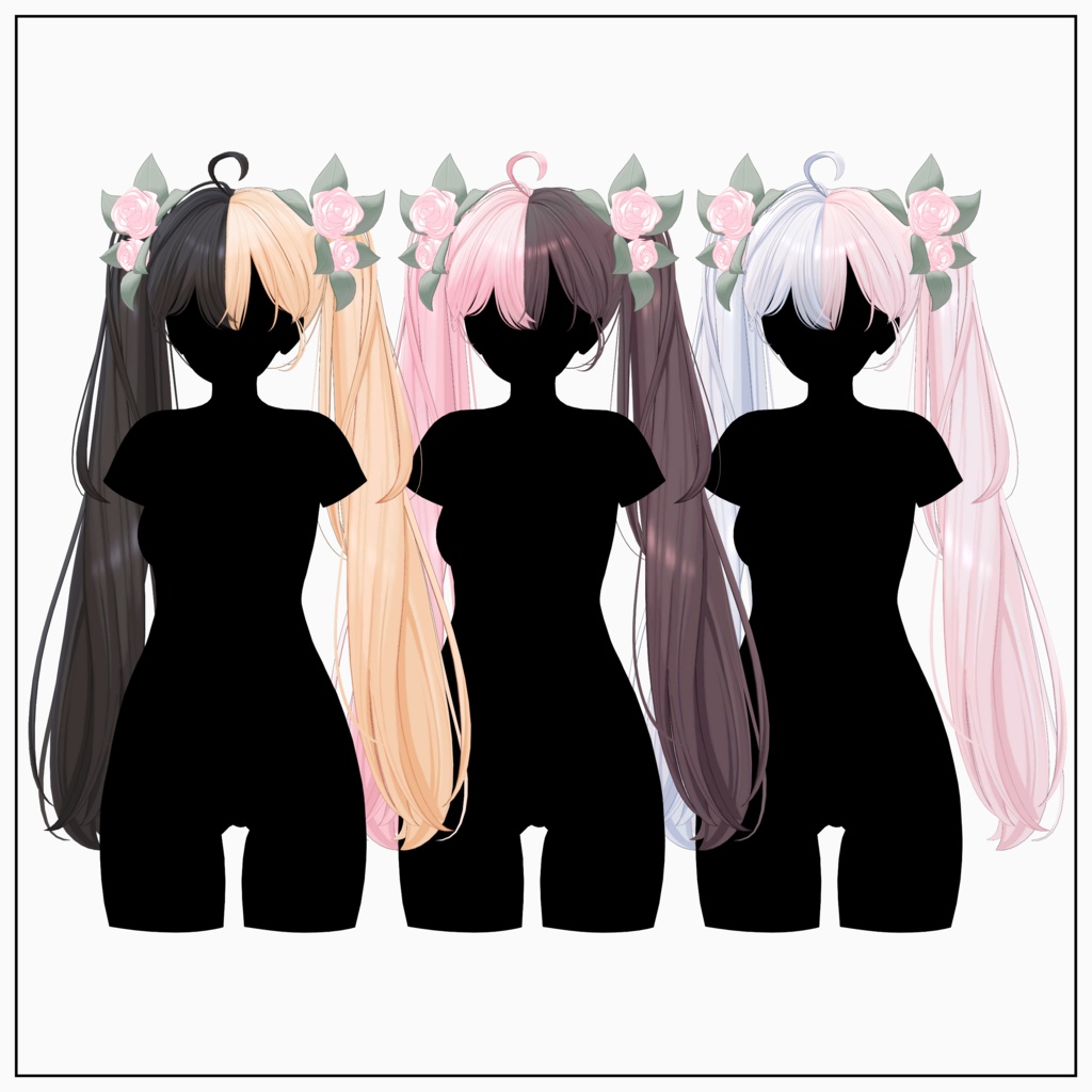 【VRC Hair】 Lunette_Hair
