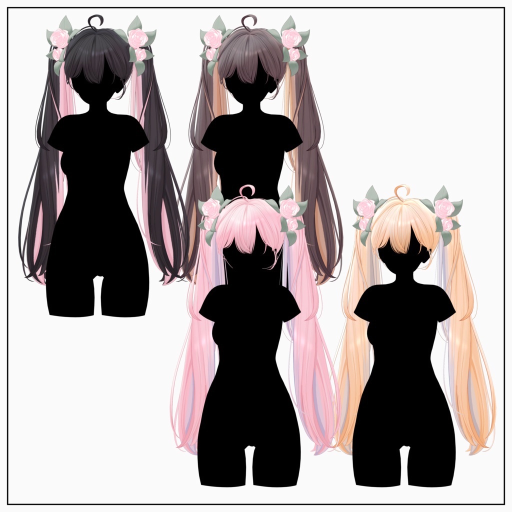 【VRC Hair】 Lunette_Hair