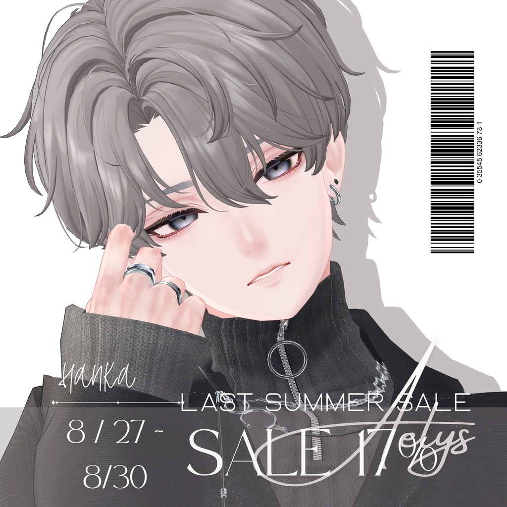 SALE 中【VRC Hair】 Aelys_Hair