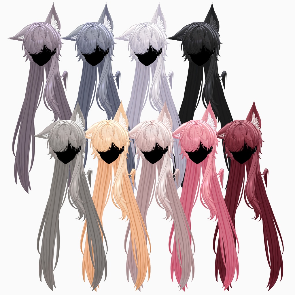 Sale 中【VRC Hair】 Nox_Hair