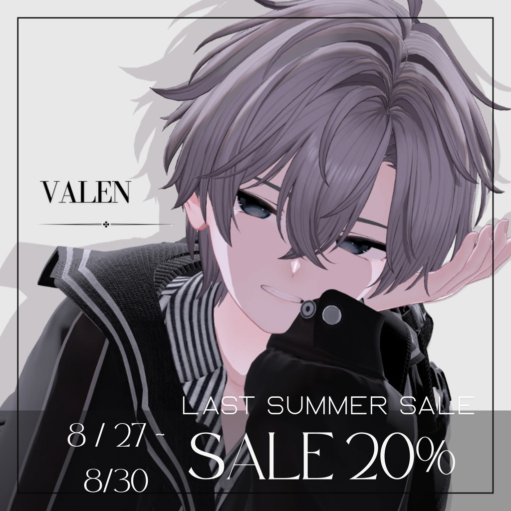 SALE 中【VRC Hair】Valen_Hair
