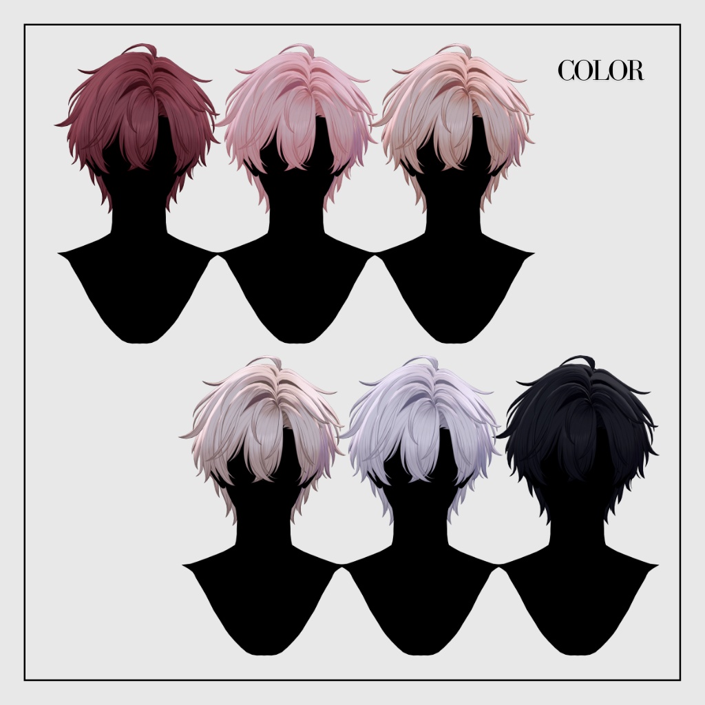 Sale 中【VRC Hair】Valen_Hair