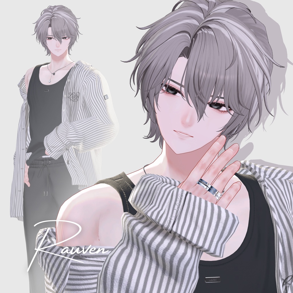 Sale 中【VRC Hair】Rauven_Hair