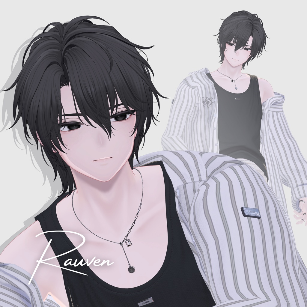 Sale 中【VRC Hair】Rauven_Hair