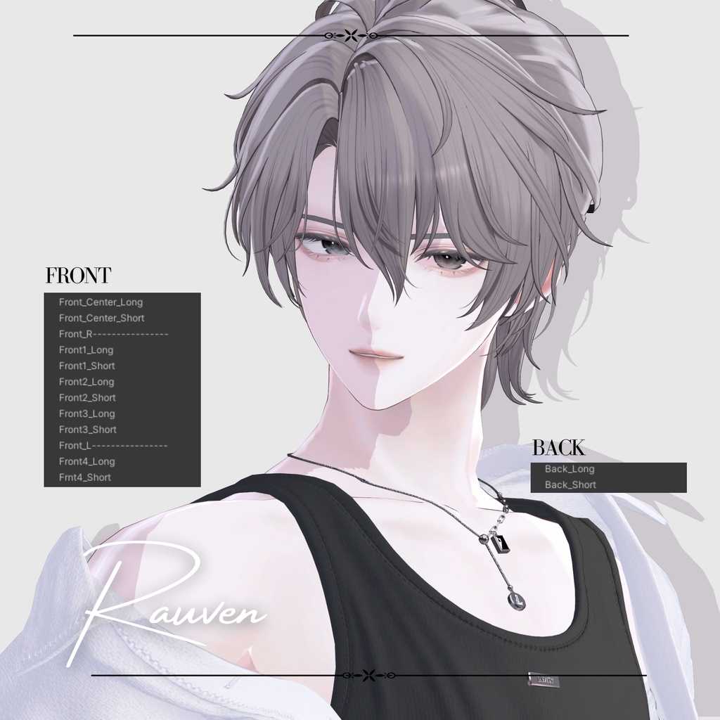 Sale 中【VRC Hair】Rauven_Hair