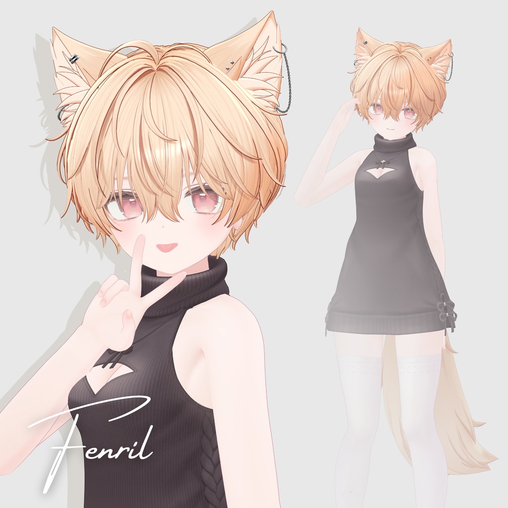【VRC Hair】 Fenril_Hair