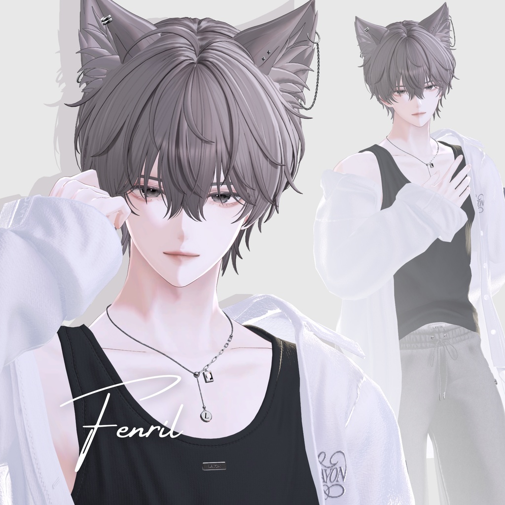 SALE 中【VRC Hair】 Fenril_Hair