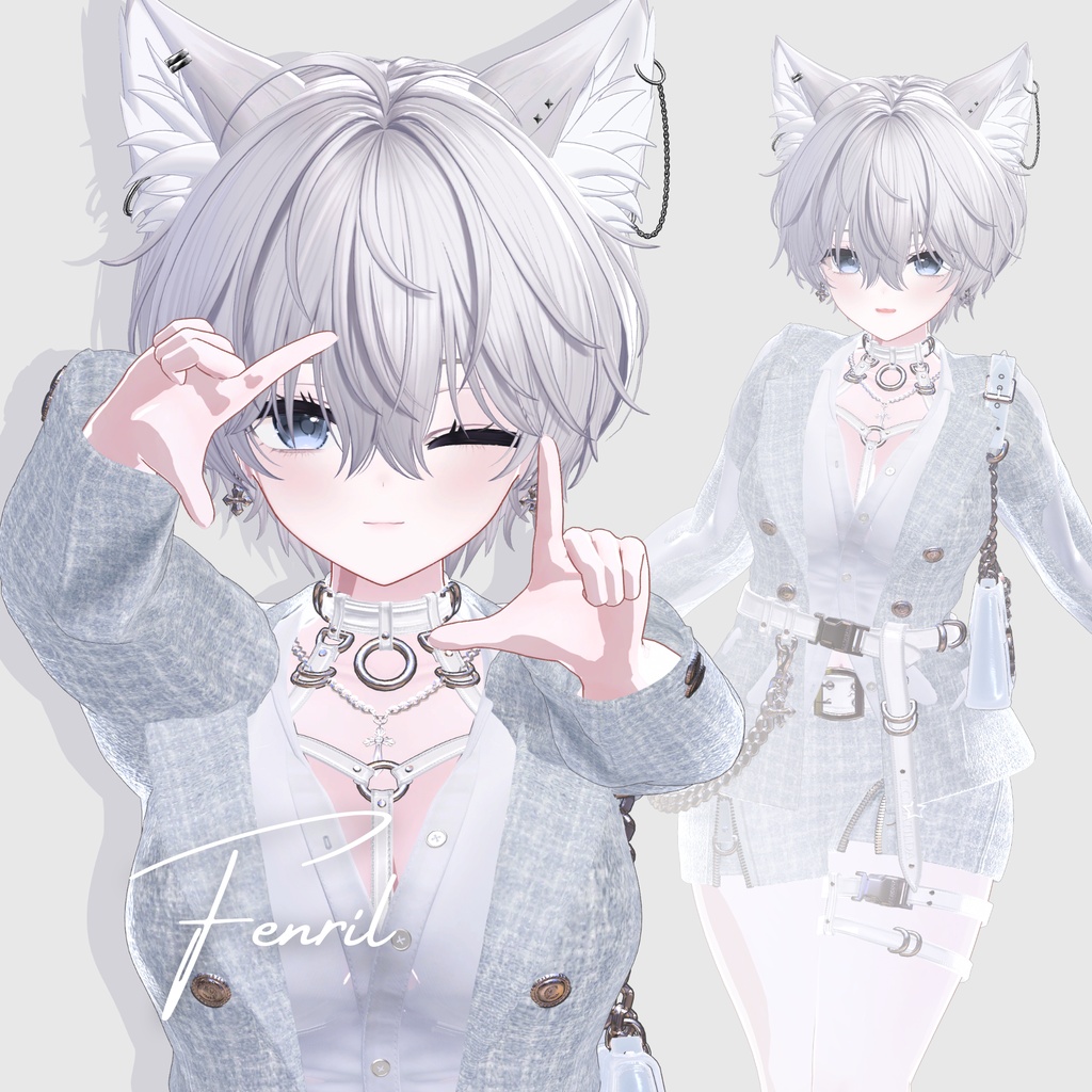 SALE 中【VRC Hair】 Fenril_Hair