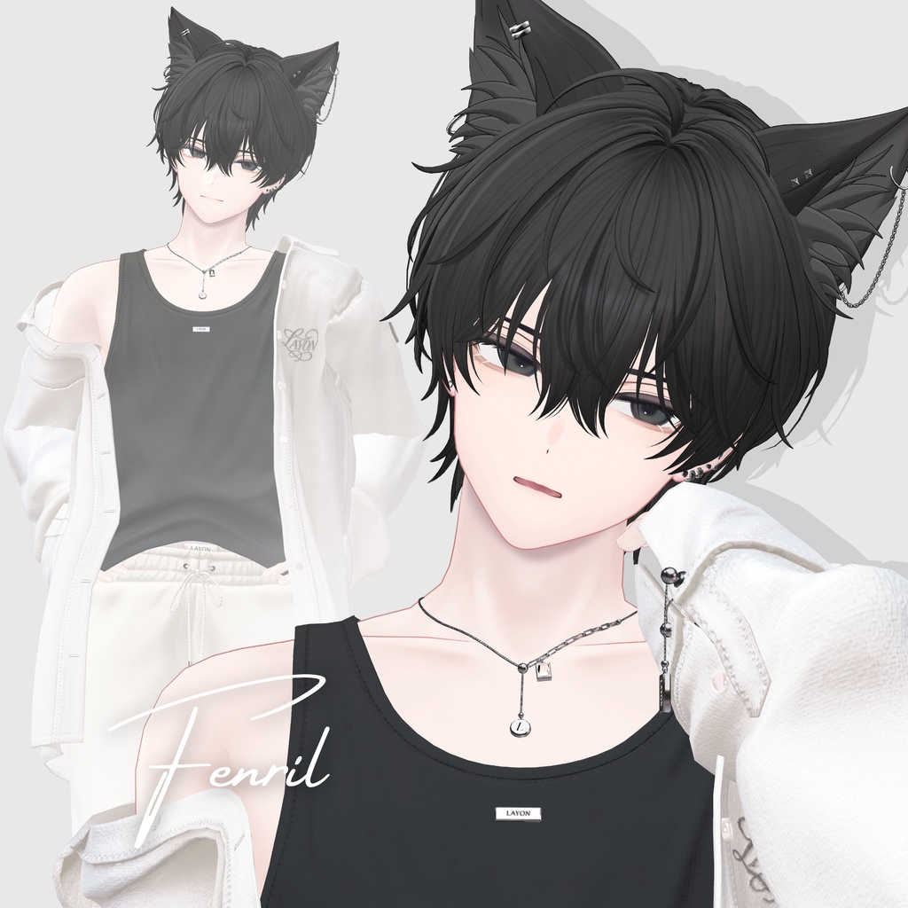 SALE 中【VRC Hair】 Fenril_Hair
