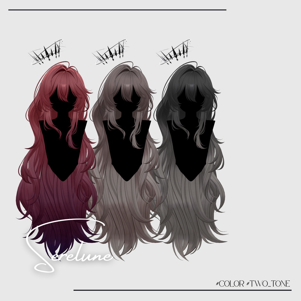Sale 中【VRC Hair】Serelune_Hair