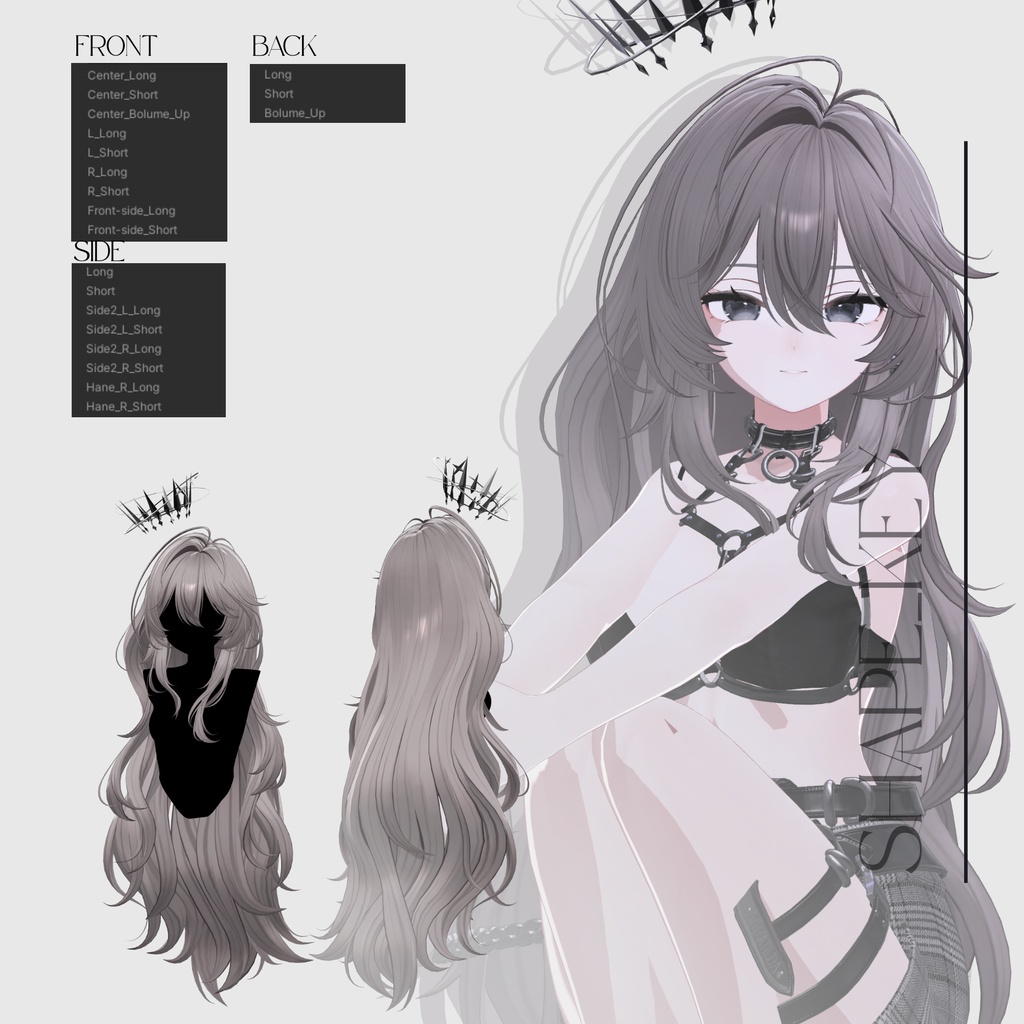 Sale 中【VRC Hair】Serelune_Hair