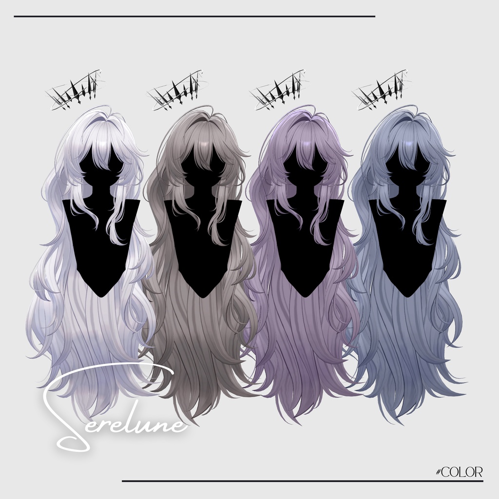 Sale 中【VRC Hair】Serelune_Hair