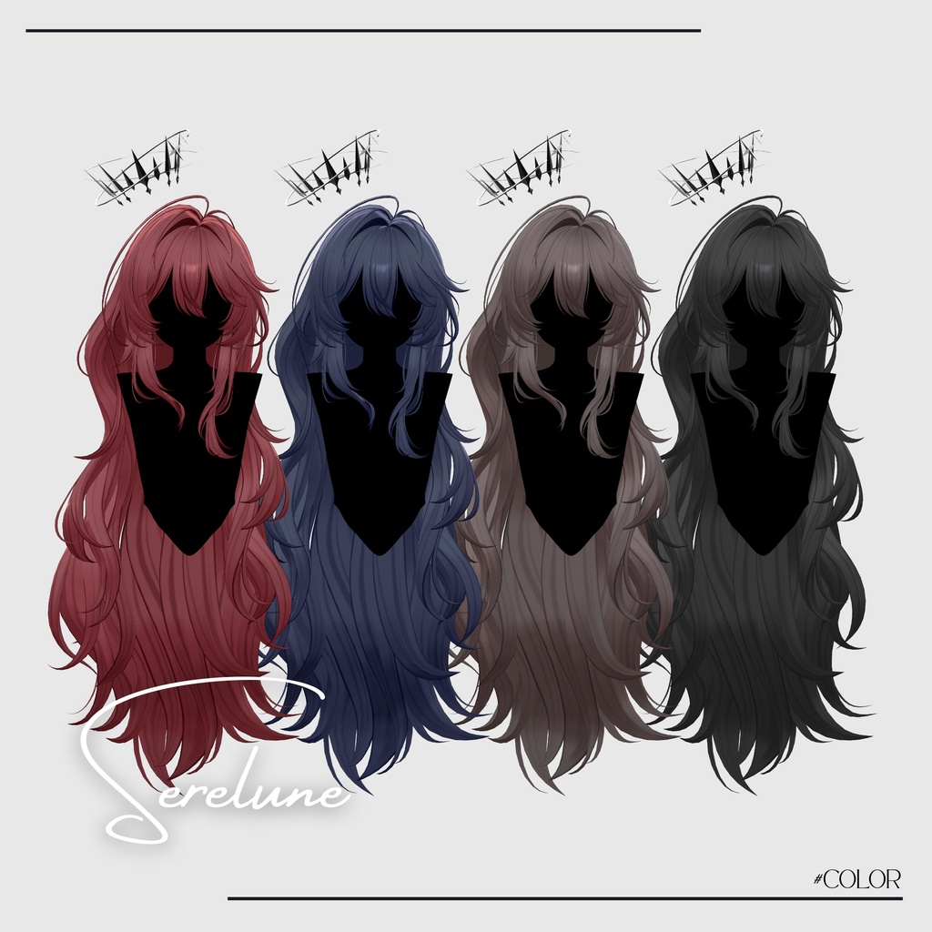 Sale 中【VRC Hair】Serelune_Hair