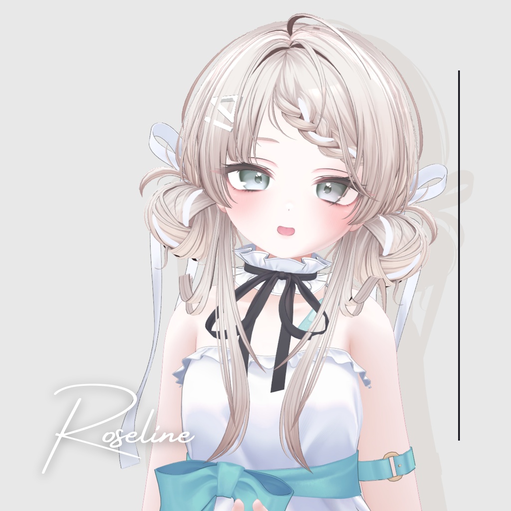 SALE中【VRC Hair】Roseline_Hair