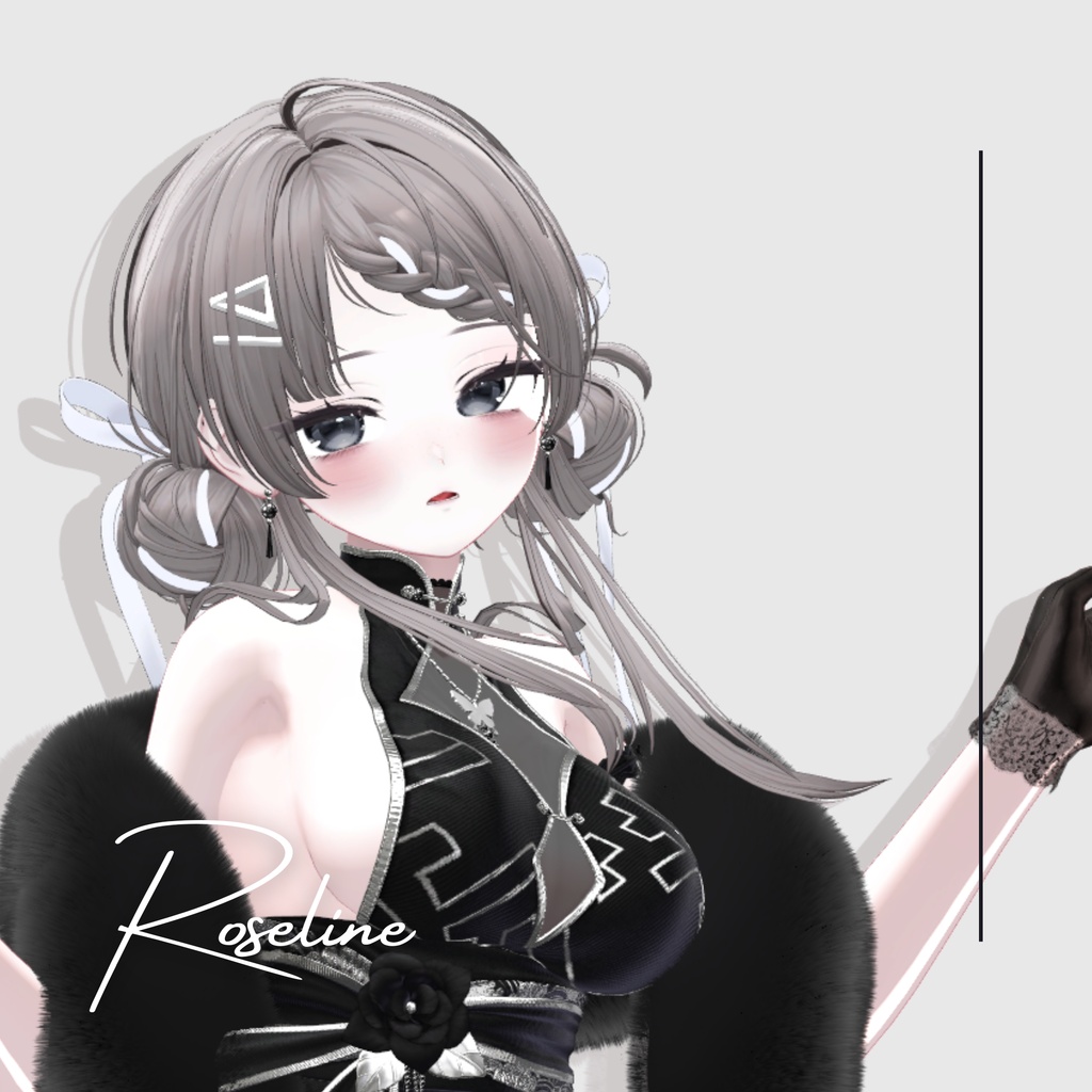 SALE中【VRC Hair】Roseline_Hair