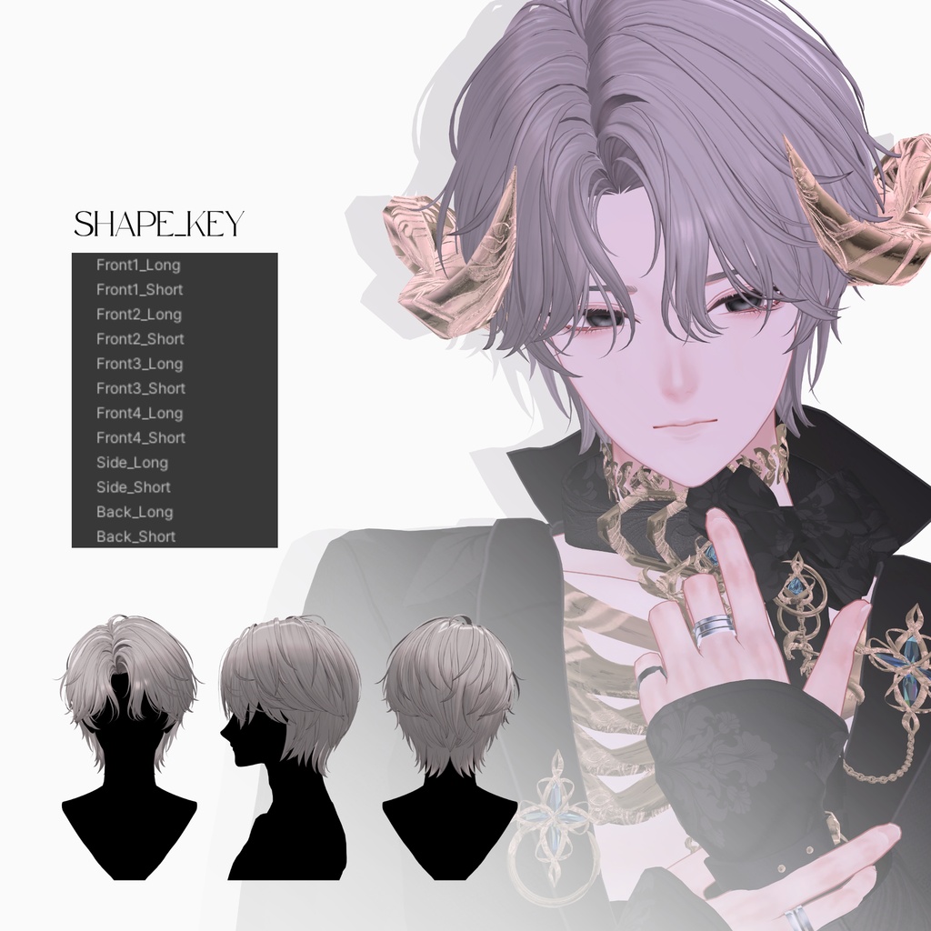 SALE中【VRC Hair】Selvar_Hair