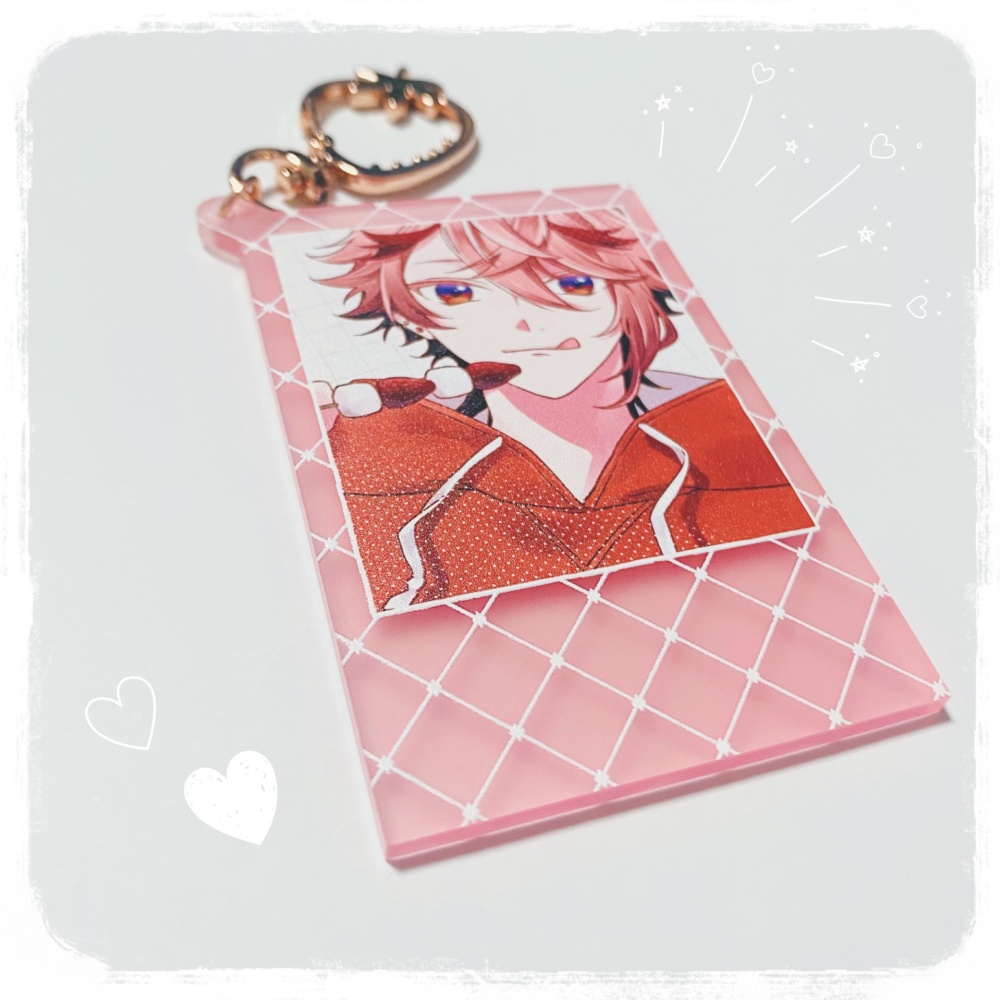 【非公式】チェキ風アクリルキーホルダー/セラフ・ダズルガーデン