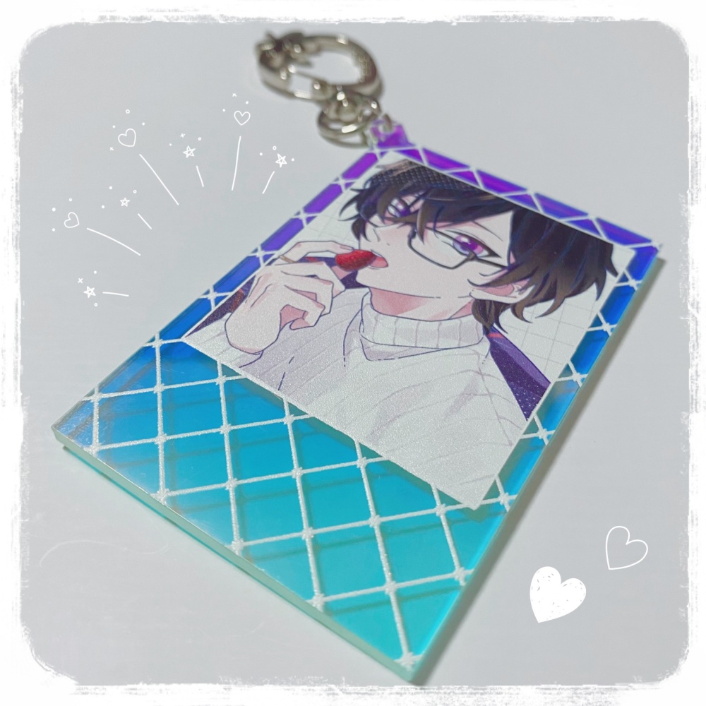 【非公式】チェキ風アクリルキーホルダー/四季凪アキラ