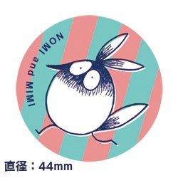 ノミ缶バッジ