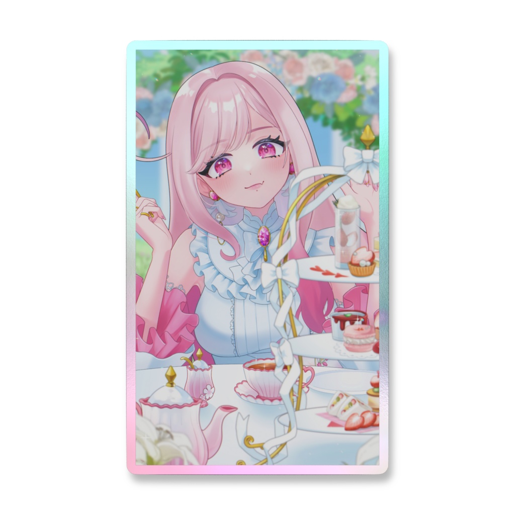 1周年記念 オーロラステッカー