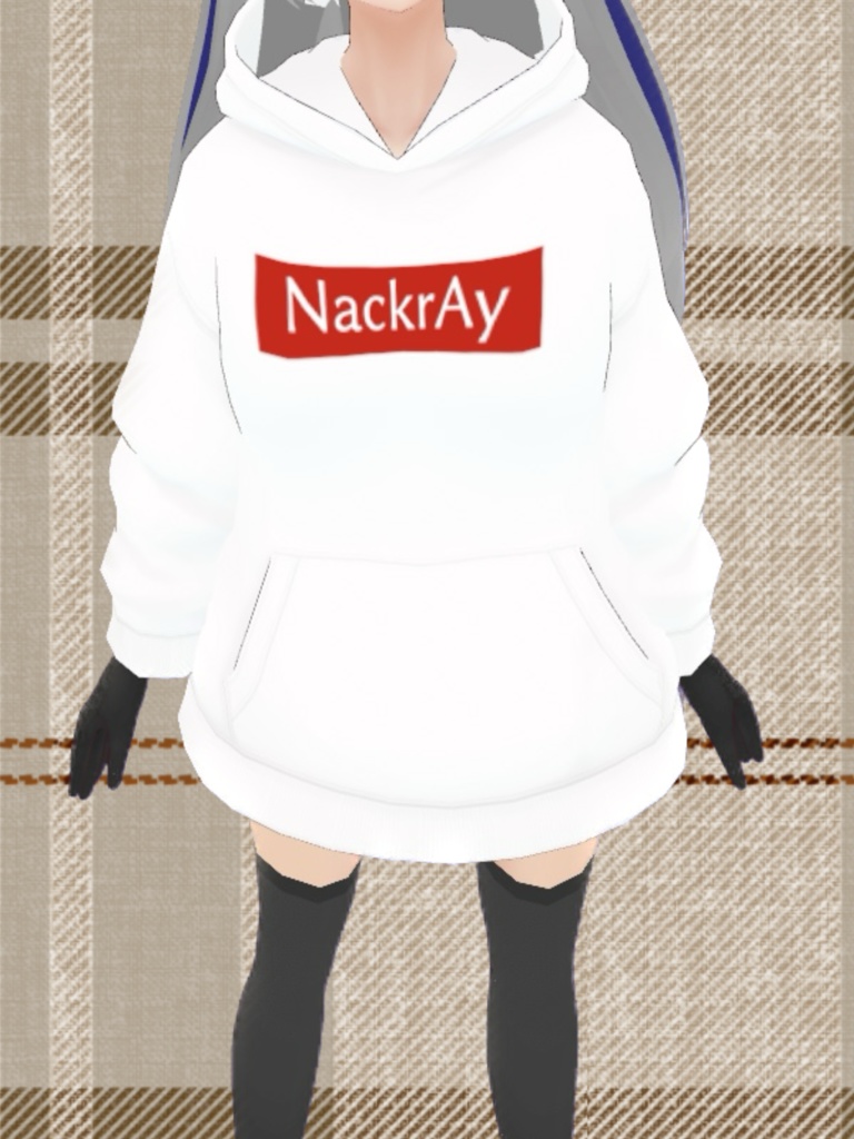 【VRoid衣装】オリジナルパーカー【NackrAy】