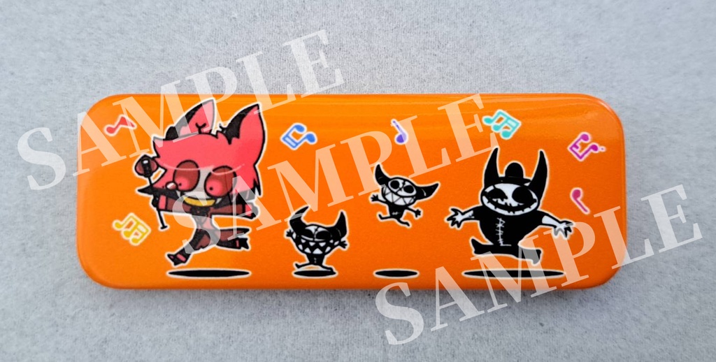 アラスターとおでかけ缶バッジ