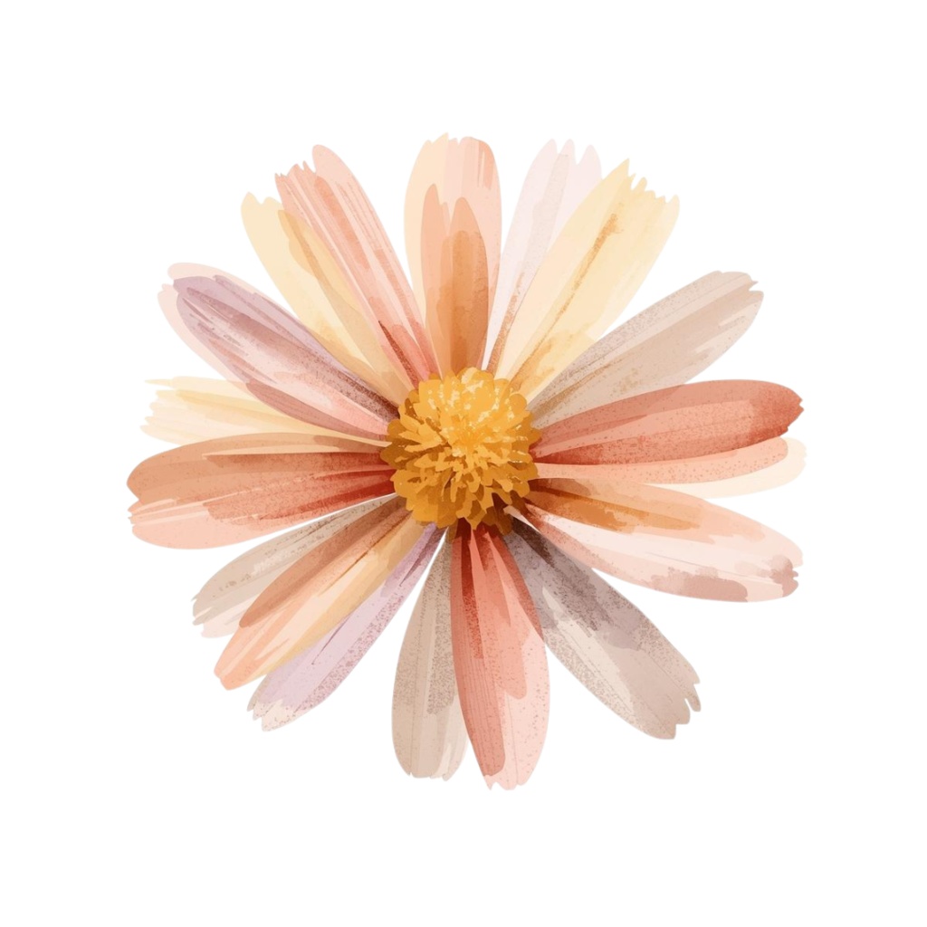 秋の花クリップアート10点セット|水彩タッチでやさしい雰囲気