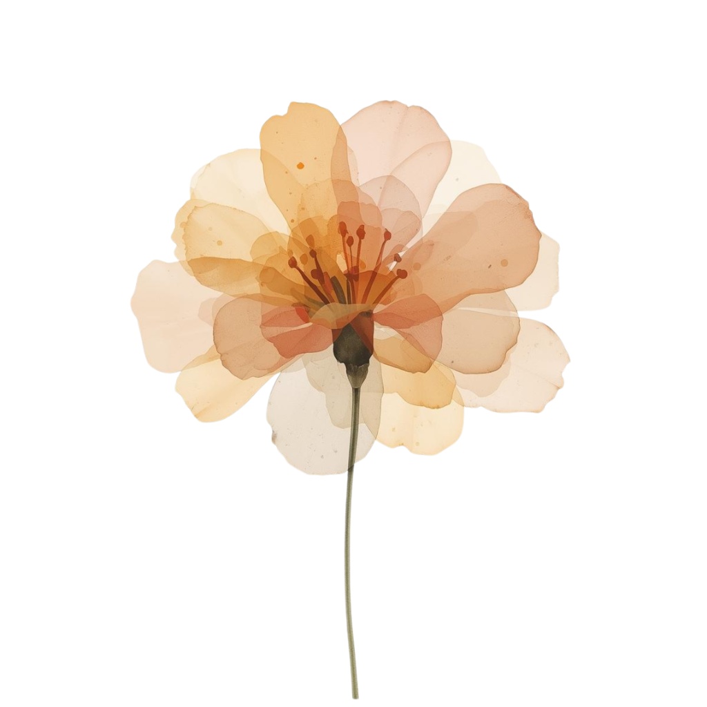 秋の花クリップアート10点セット|水彩タッチでやさしい雰囲気