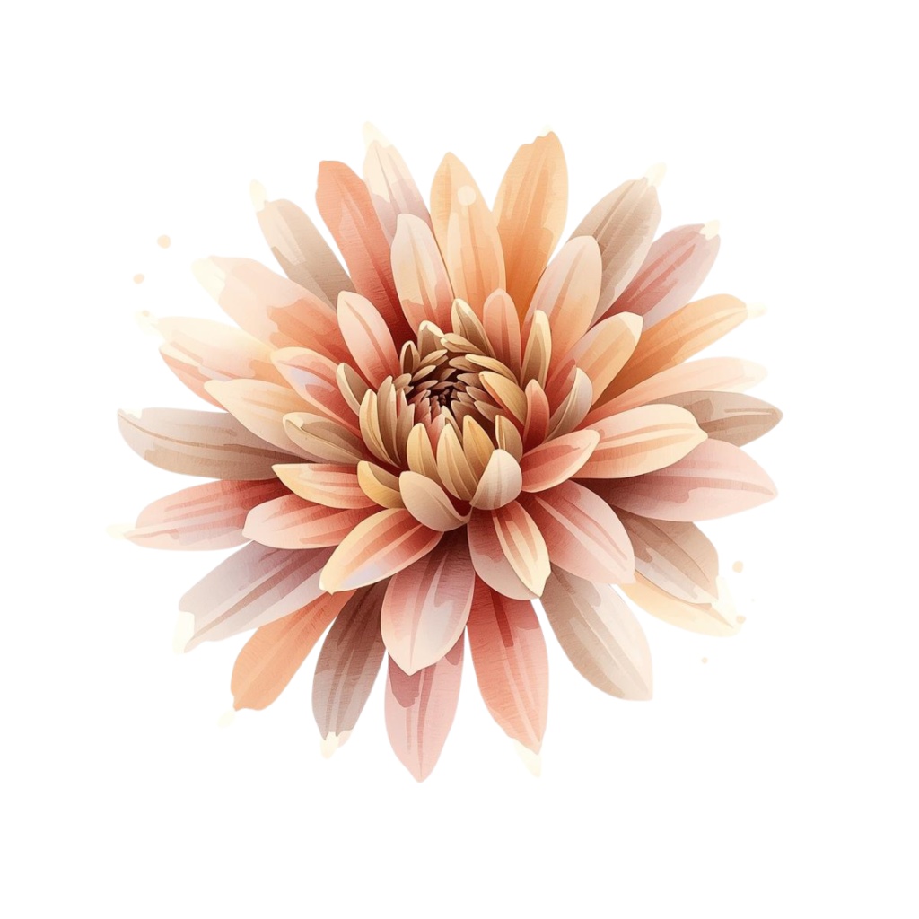 秋の花クリップアート10点セット|水彩タッチでやさしい雰囲気