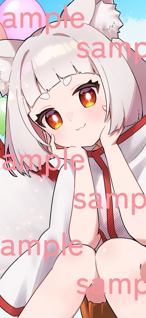 真琴アカネ 2周年記念 スマホ壁紙