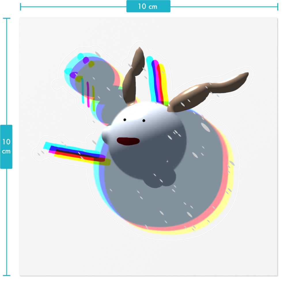 雪丸三世&Ⅳ世ステッカー