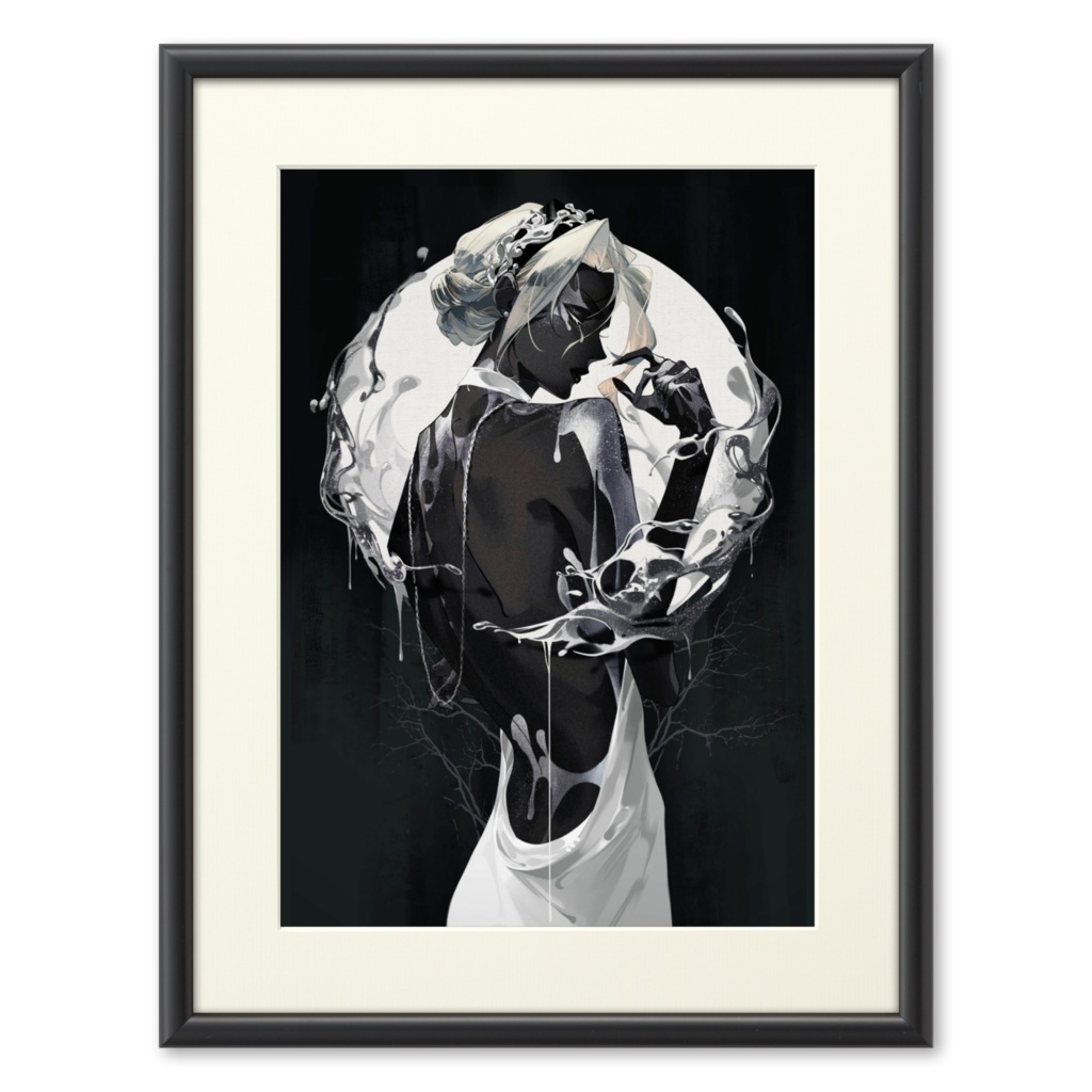 りんご飴 - 複製画