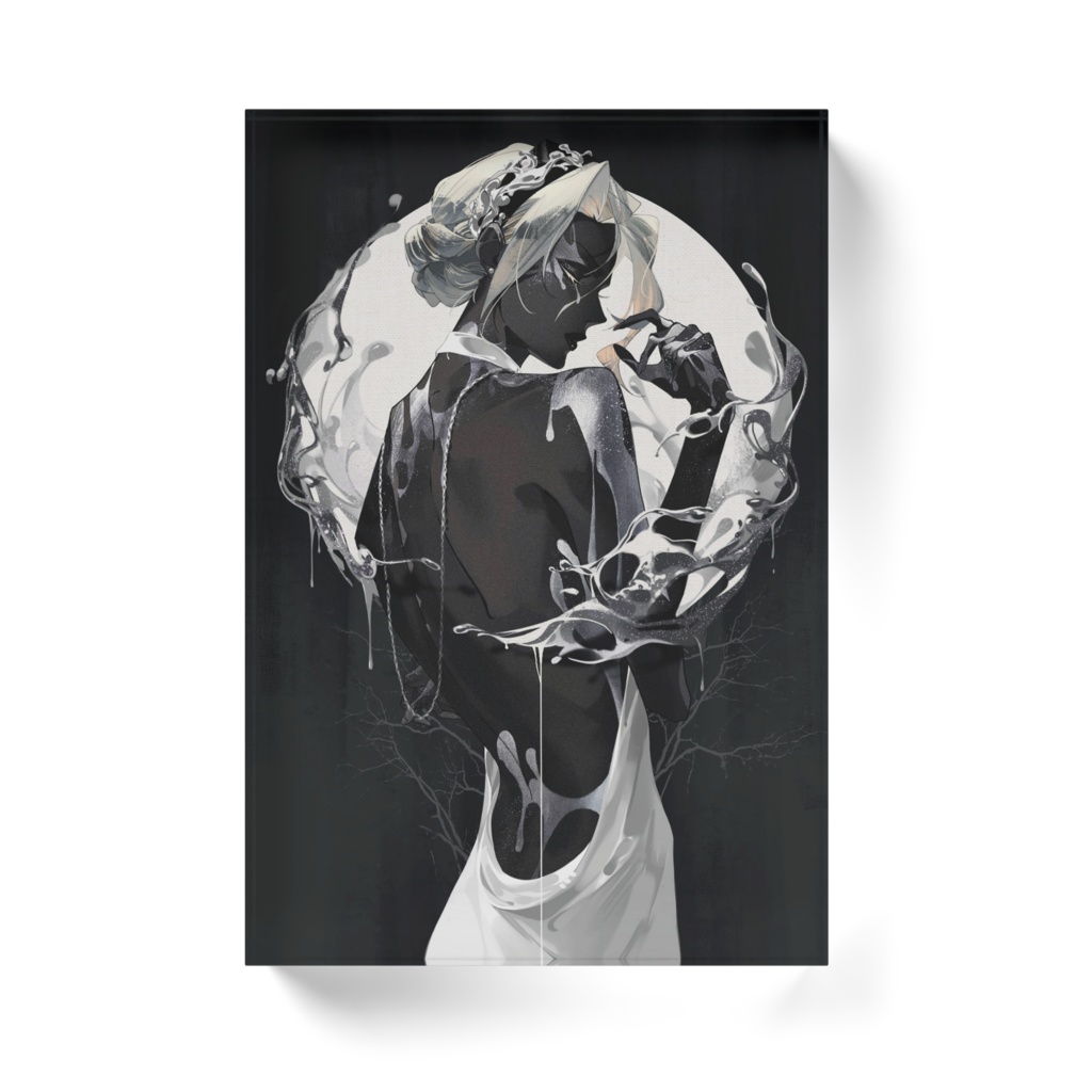 りんご飴 - アクリルブロック