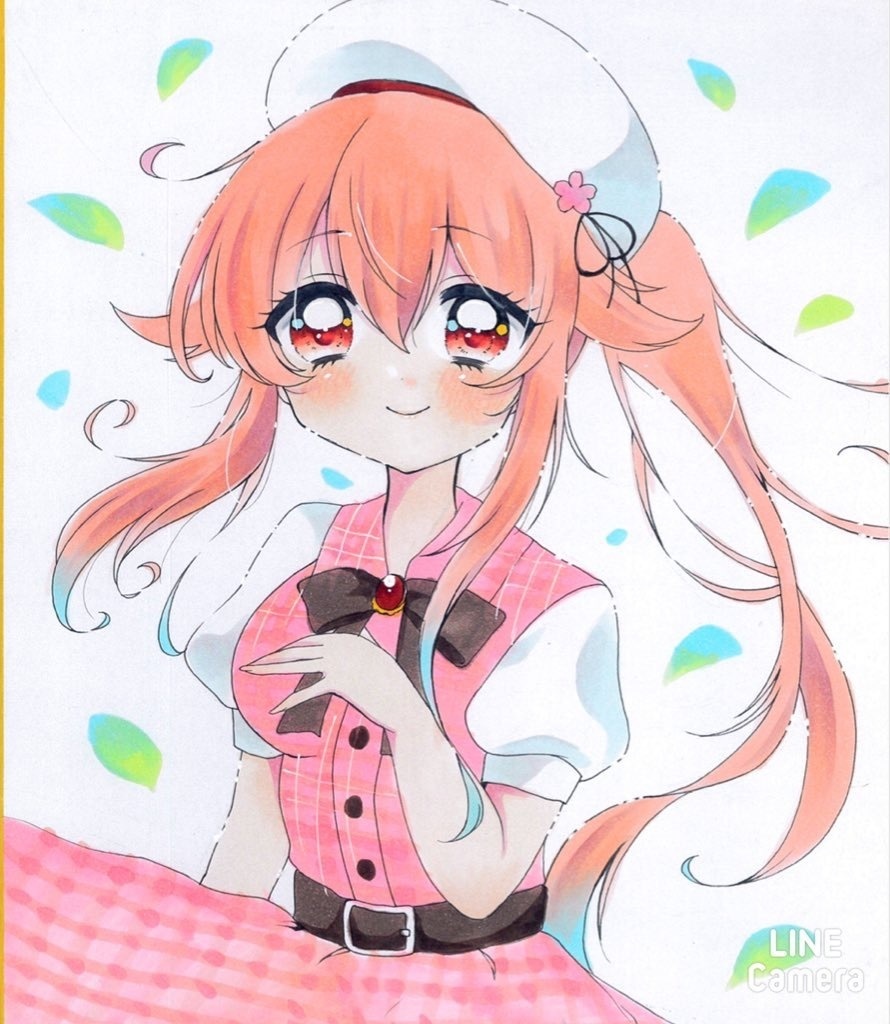 原画 手描きイラスト 艦隊これくしょん 春雨 Asm02 Booth