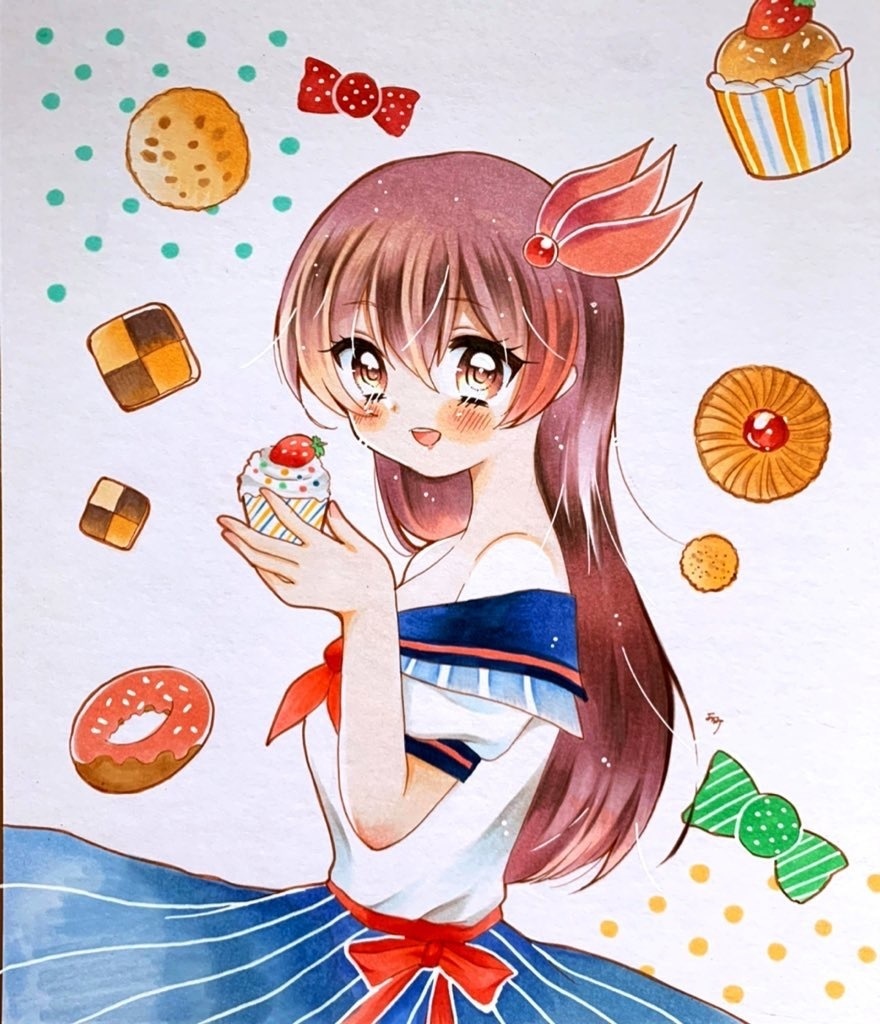 原画 手描きイラスト 艦隊これくしょん