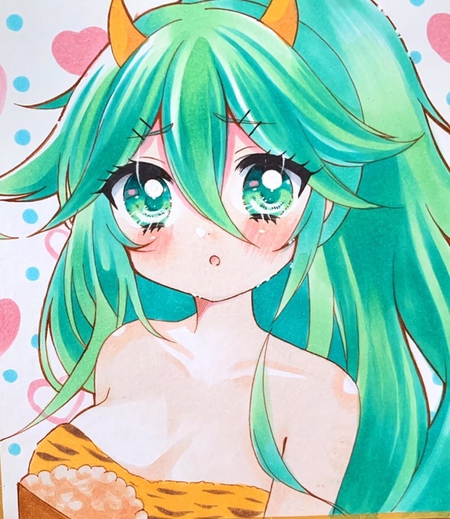 原画 手描きイラスト 艦これ 山風