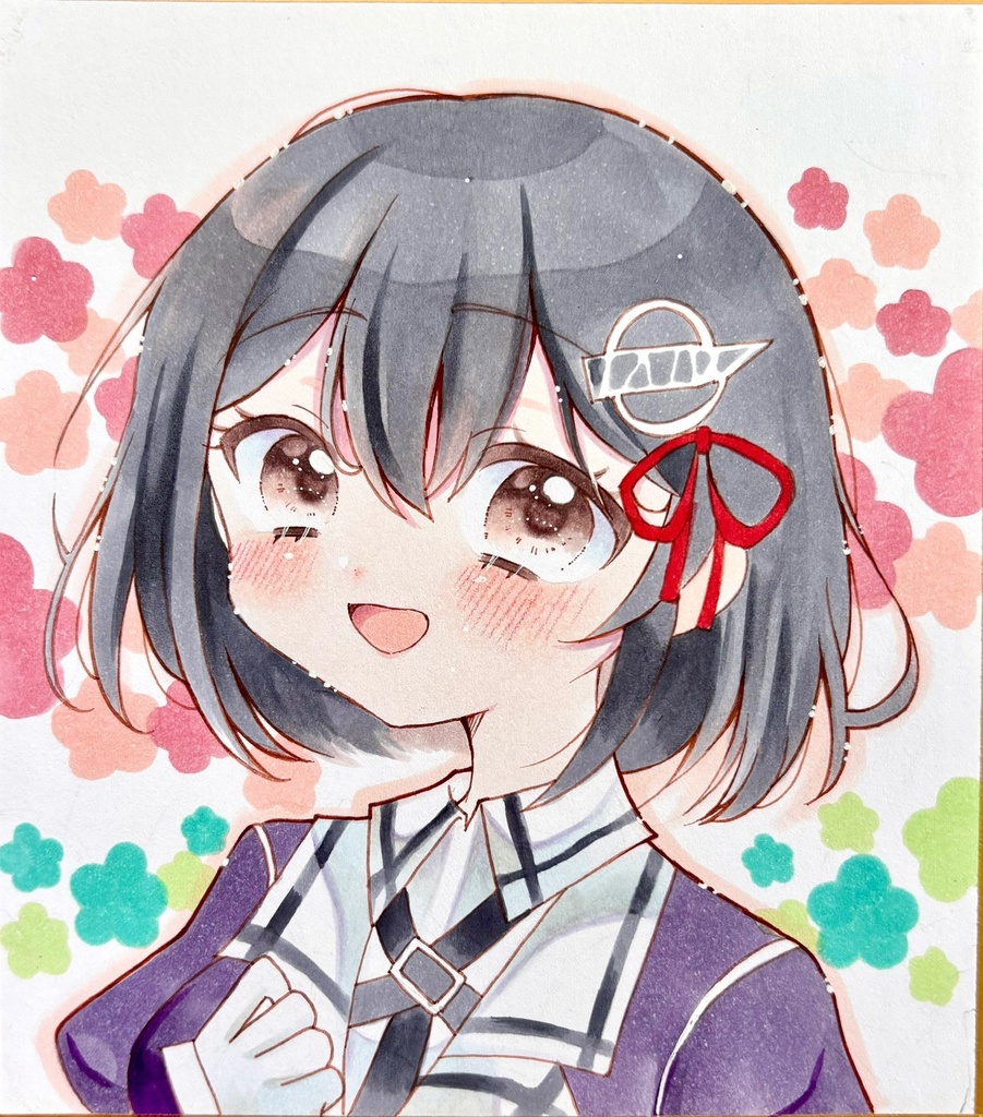 原画 手描きイラスト 艦隊これくしょん 羽黒