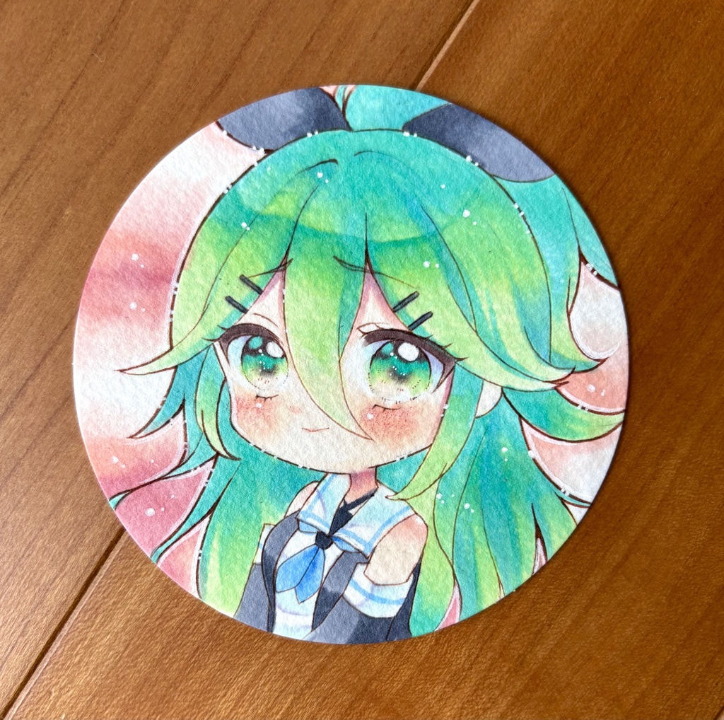原画 手描きイラスト 艦隊これくしょん 山風