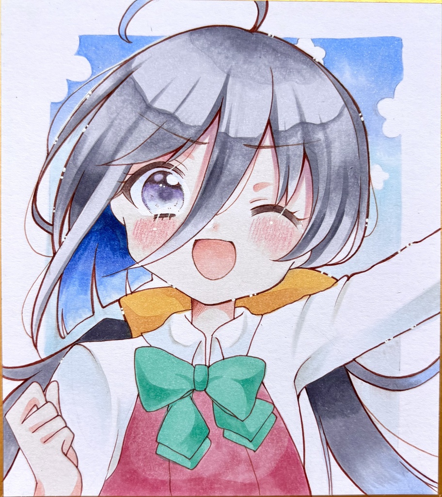 原画 手描きイラスト 艦隊これくしょん 清霜