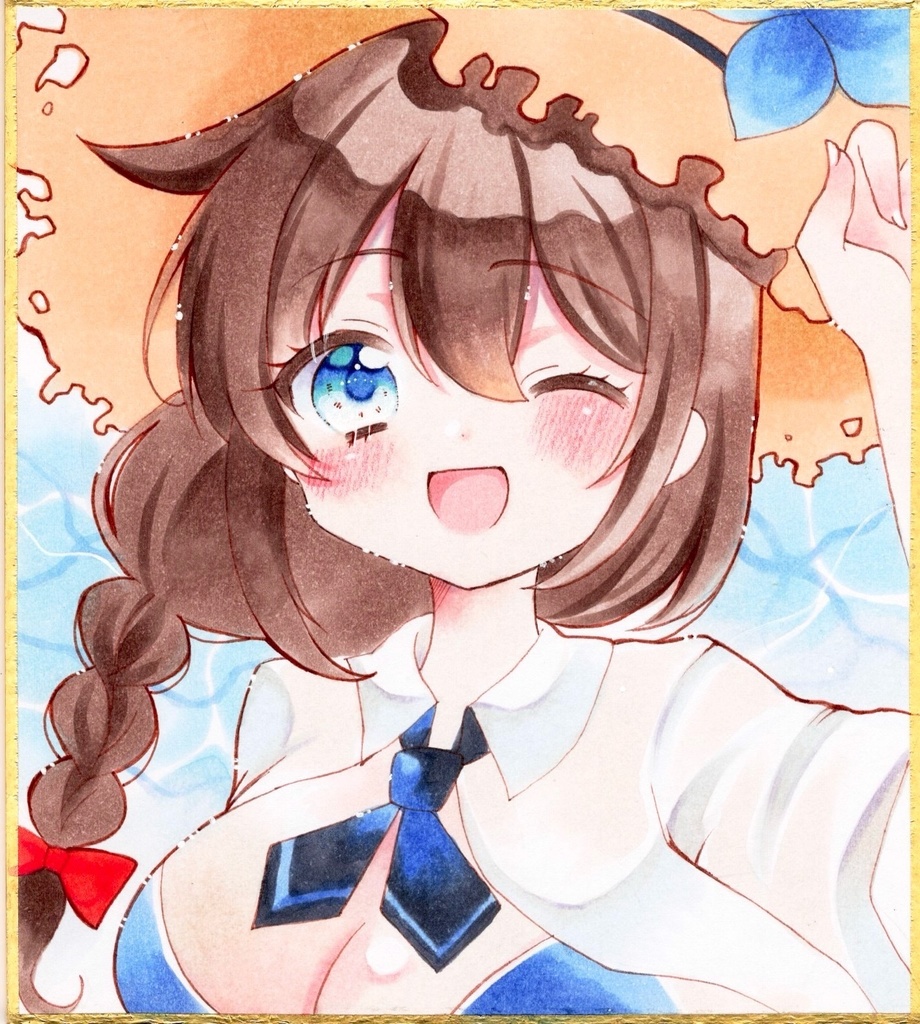 原画 手描きイラスト 艦隊これくしょん 時雨