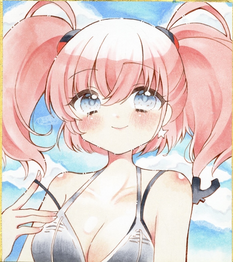 原画 手描きイラスト 艦隊これくしょん アトランタ