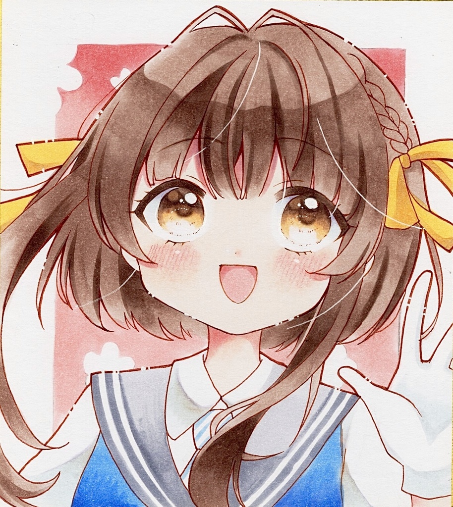 原画 手描きイラスト 艦隊これくしょん 鵜来