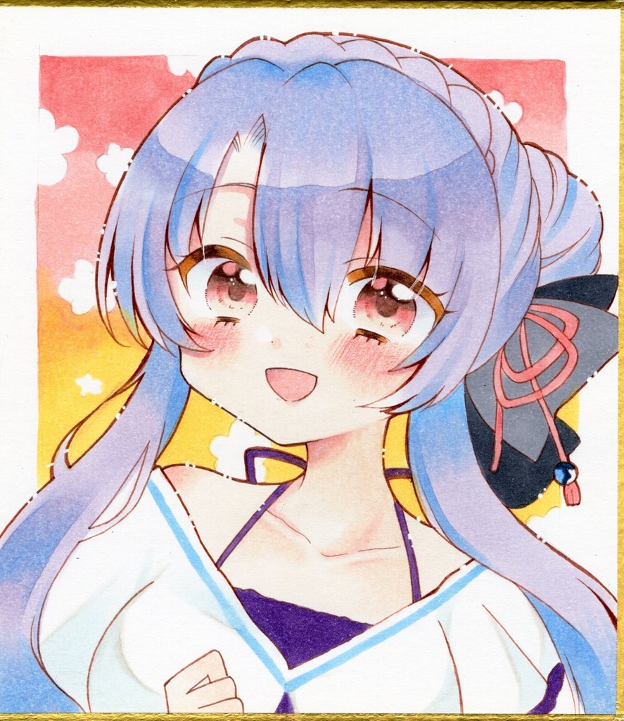 原画 手描きイラスト サマポケ Summer Pockets 空門蒼
