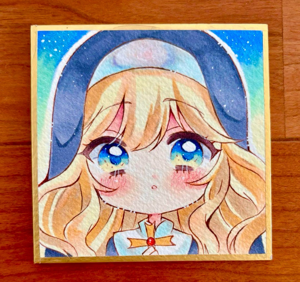 原画 手描きイラスト 日常原画収穫祭 シスター