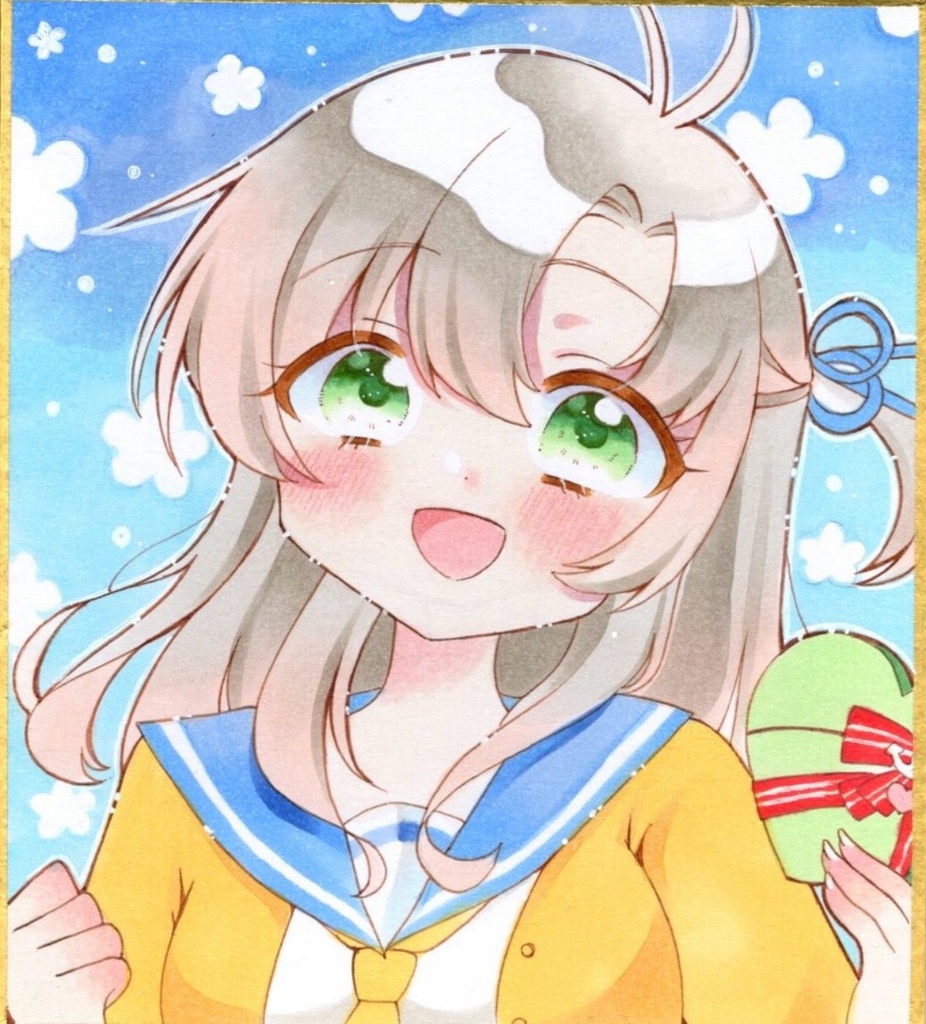 原画 手描きイラスト 艦隊これくしょん 衣笠