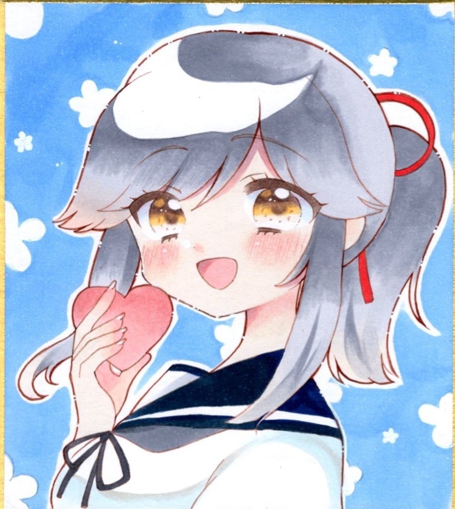 原画 手描きイラスト 艦隊これくしょん 薄雲